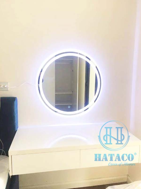 gương tròn treo tường 03
